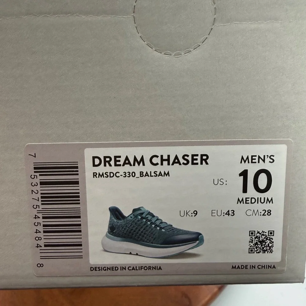 Rabbit Dream‎ Chaser Running Shoes Balsam Teal Green RMSDC-330 Athletic Mens 10